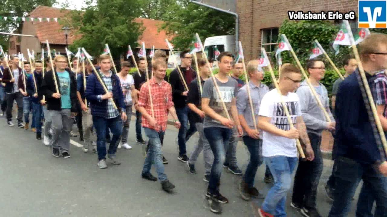 Heimatreport.TV - Große Parade durch das Dorf - Schützenfest 2016 Erle