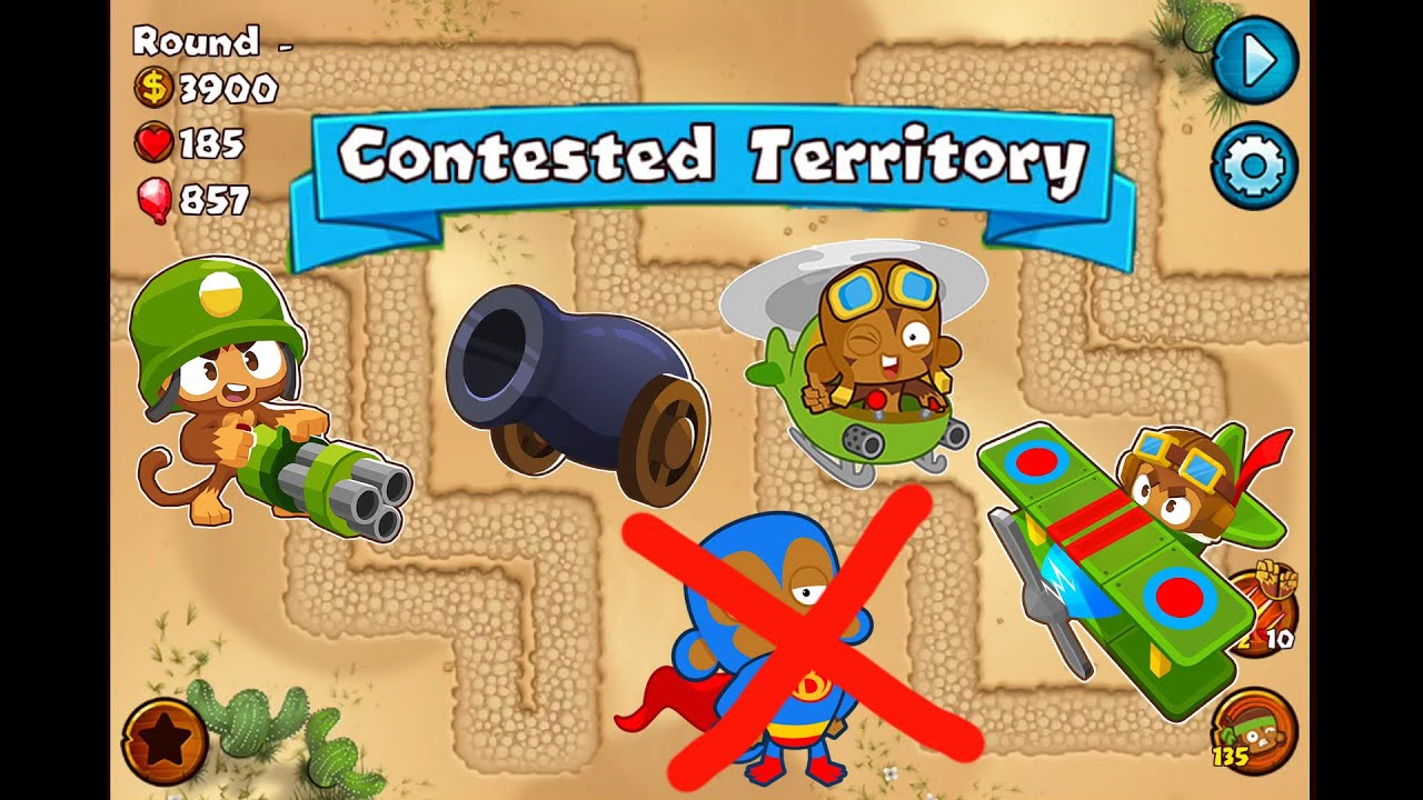 BMC Contested Territory: How far can we go without SuperMonkey???
