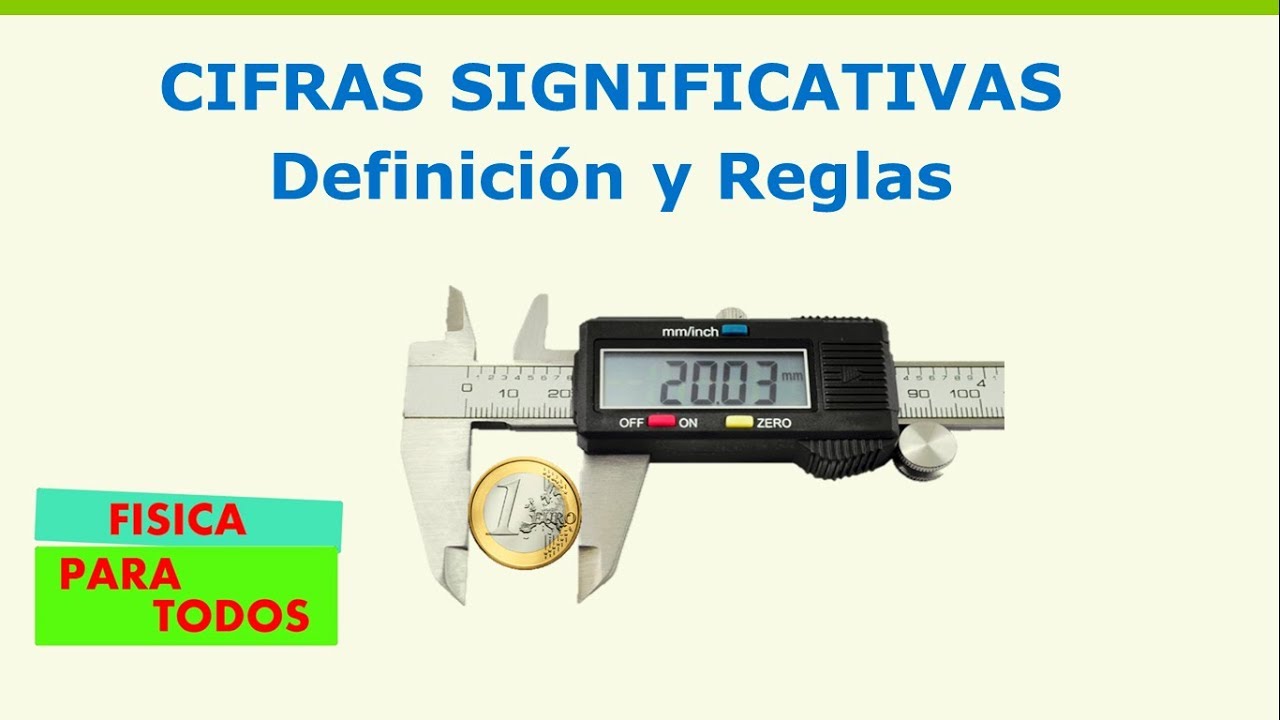 Cifras significativas - reglas y ejemplos