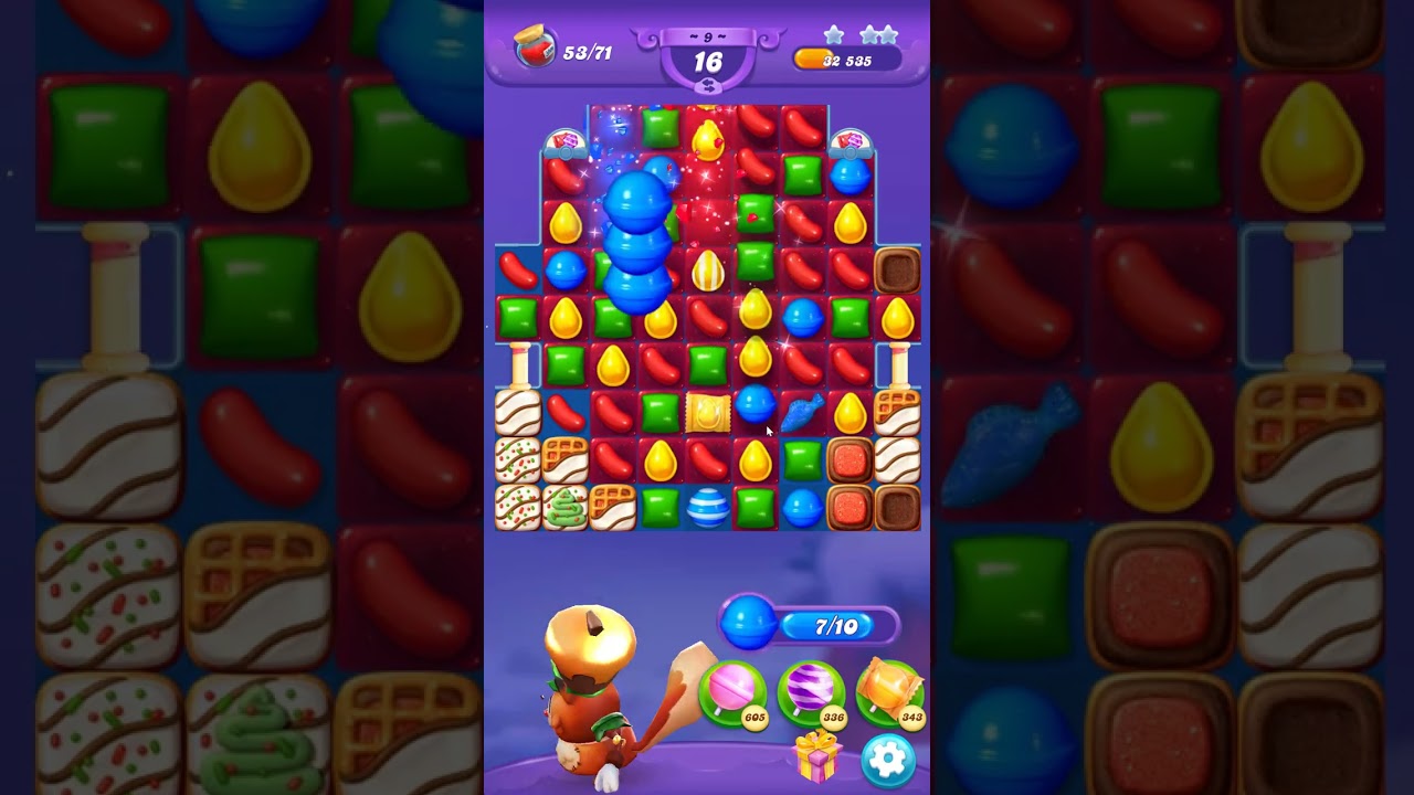 Week 2 Day 2 Level 9   Holiday Calendar Candy Crush Friends Saga
