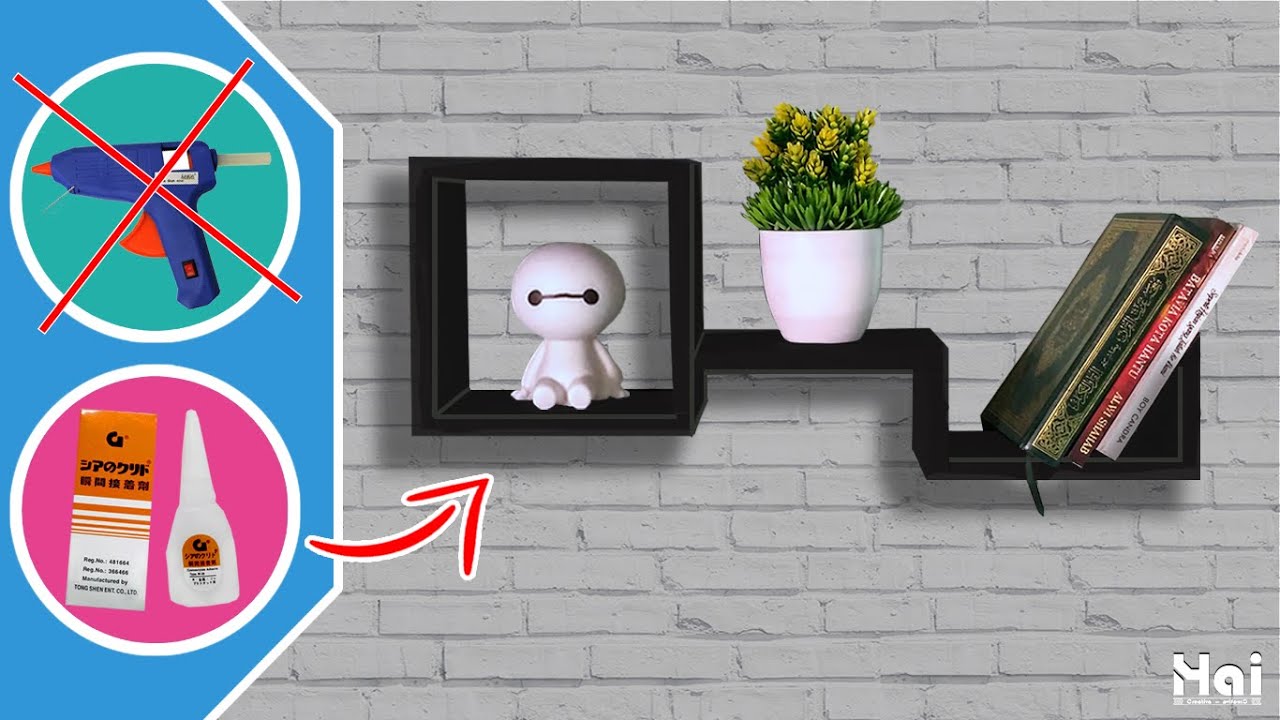 Kreasi Rak Dinding Dari Bungkus Rokok | DIY Wall Shelf From Cigarette Packs