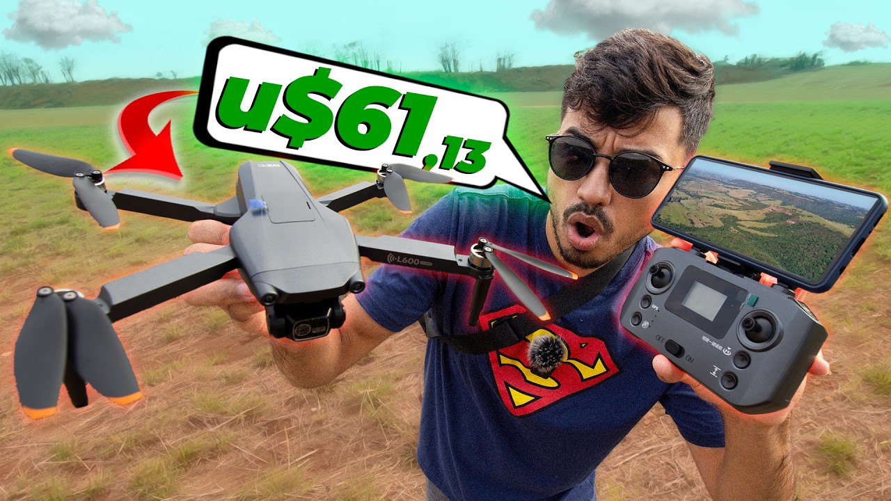 Comprei o Drone L600 Pro! Unbonxing e Teste COMPLETO | Drone LYZRC L600 PRO