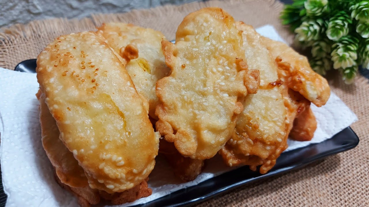 WAJIB COBA !! CEMILAN YANG PALING LARIS UNTUK BUKA PUASA || PISANG GORENG WIJEN