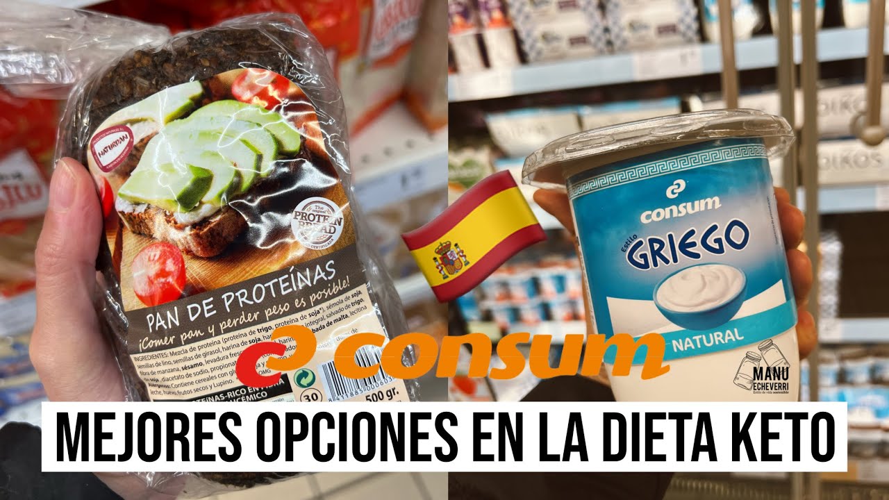 🛒COMPRAS DE SUPERMERCADO KETO EN CONSUM | MEJORES OPCIONES KETO EN CONSUM BCN | Manu Echeverri
