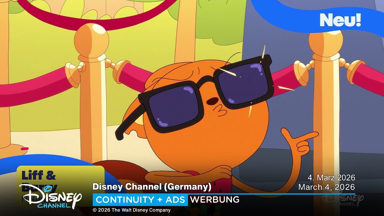 Disney Channel (Germany) continuity + ads | March 4, 2026 • Werbung | 4. März 2026