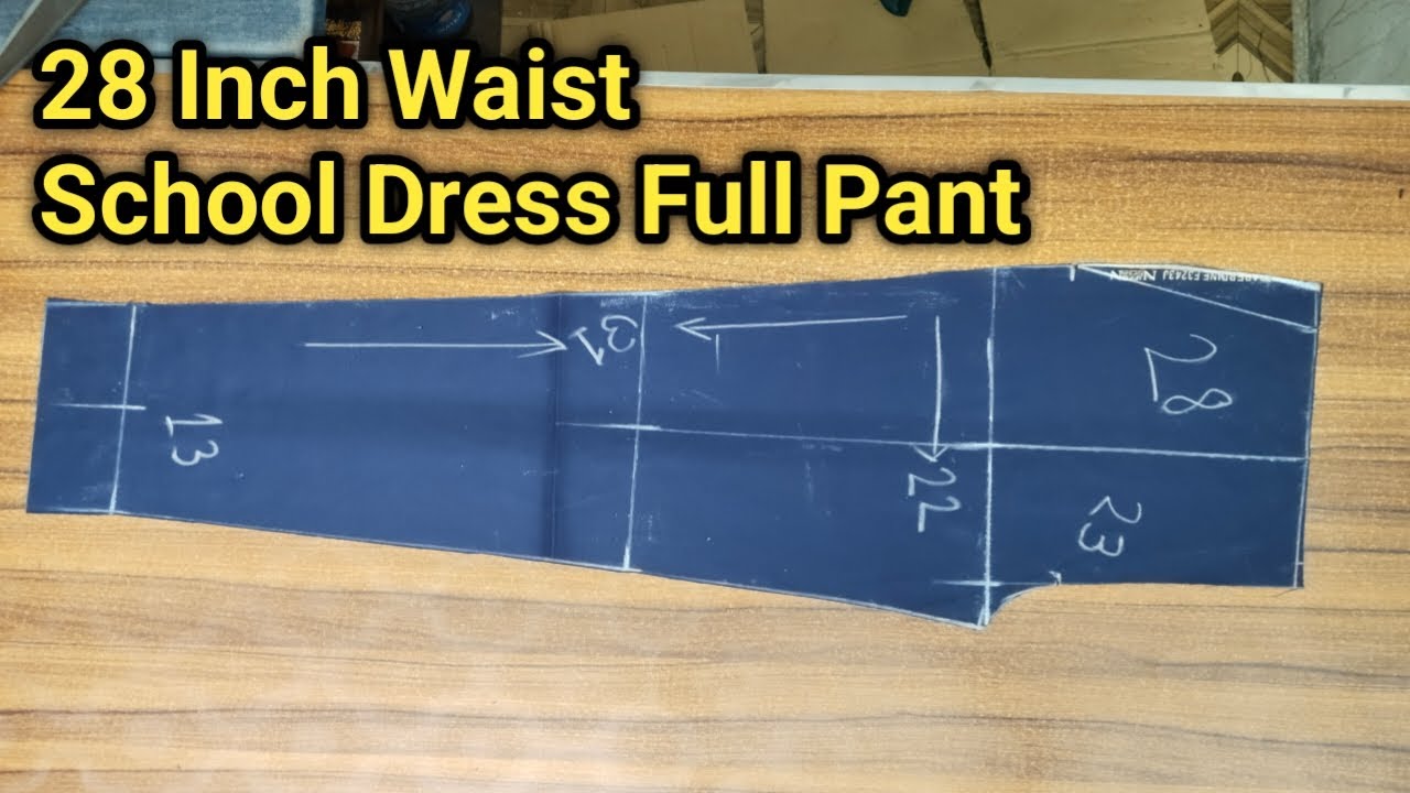 28 Inch Waist School Dress Full Pant