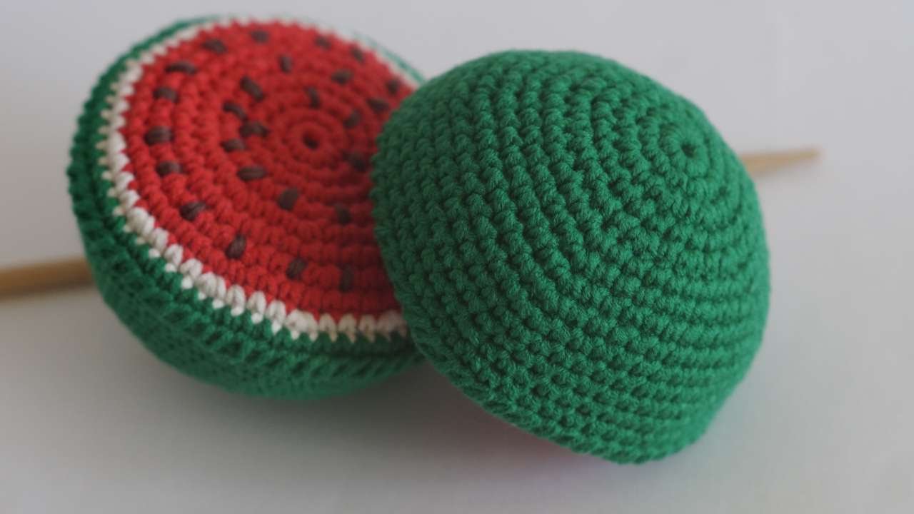 How To Make Crocheted Children's Toy Watermelon - DIY Crafts Tutorial - Guidecentral
