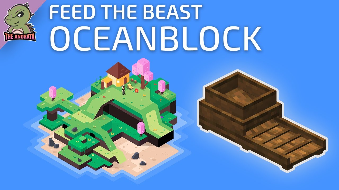 FTB OceanBlock EP02 | Let's Get Sluicing!
