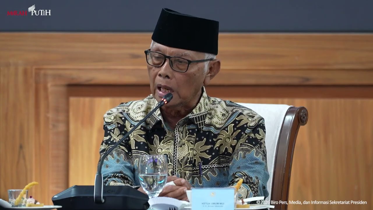 Pernyataan Ketum MUI K.H. Anwar Iskandar pada Silaturahmi Presiden dengan Kiai dan Tokoh Ormas Islam