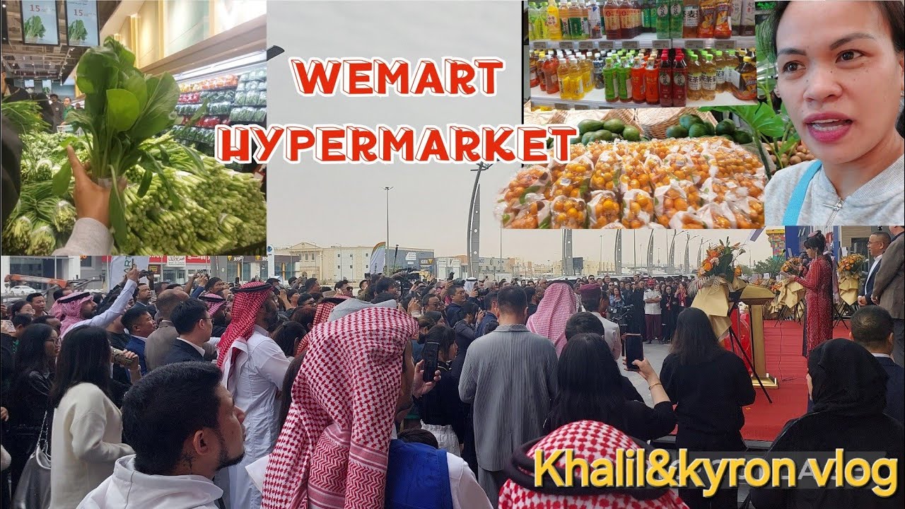 Wemart hypermarket in khurais square Riyadh /Grand opening