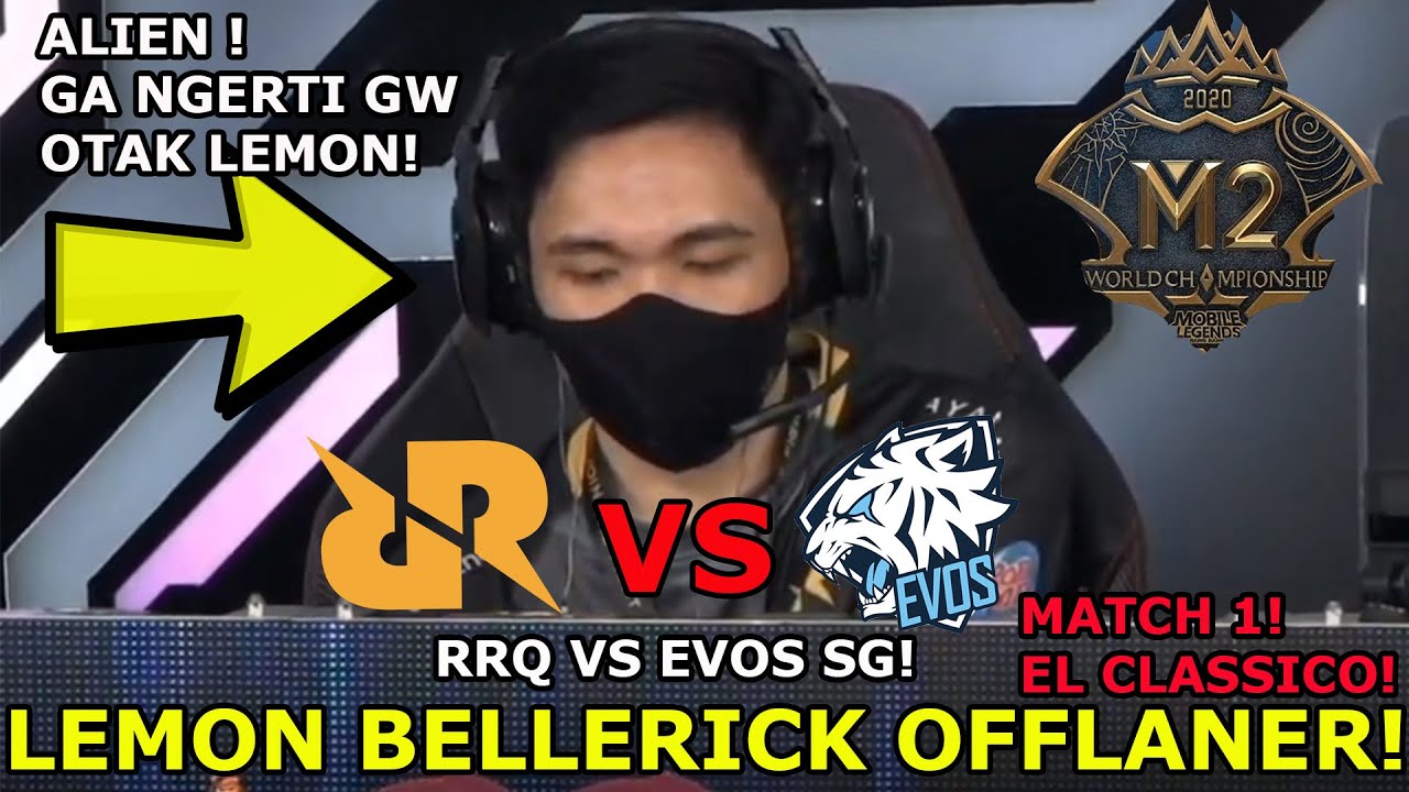CUMA LEMON PAKE BELLERICK OFFLANE DI M2! GW GA NGERTI OTAK ALIEN SUMPAH GILA! RRQ VS EVOS SG! M2