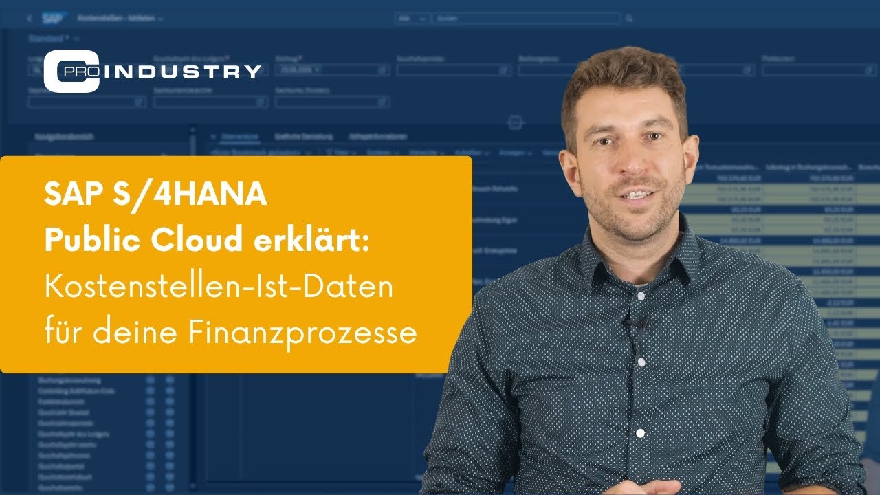 SAP S/4HANA Public Cloud erklärt: Kostenstellen-Ist-Daten für deine Finanzprozesse