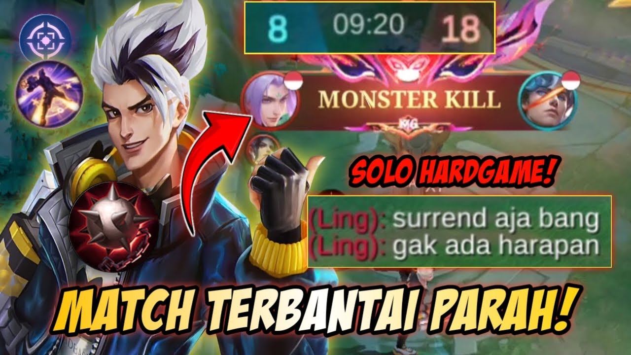 APA ITU SURREND? MUSUH UDAH SNOWBALL PARAH! GIMANA CARA COMEBACKNYA? | TOP GLOBAL CLAUDE - MLBB