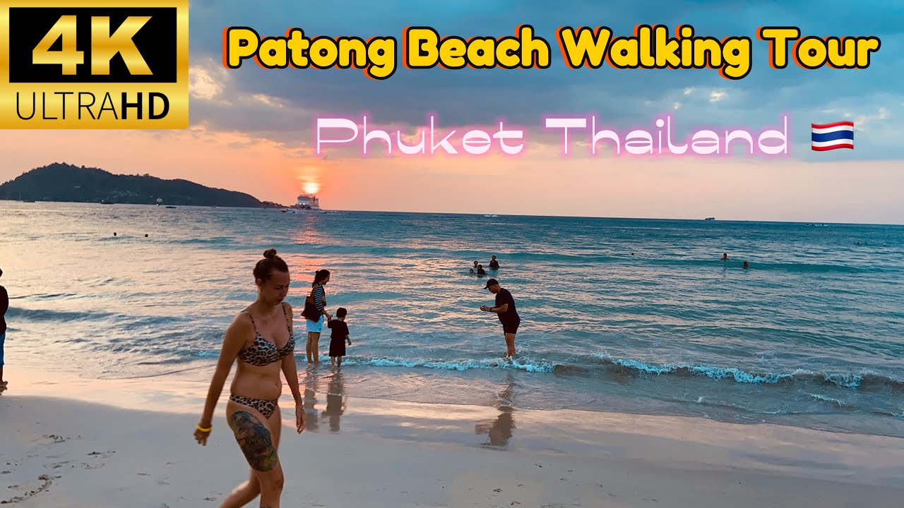 4K HDR | Patong Beach Phuket 2026 | Full Walking Tour & Beach 🏖️ Phuket Thailand 🇹🇭 ASMR