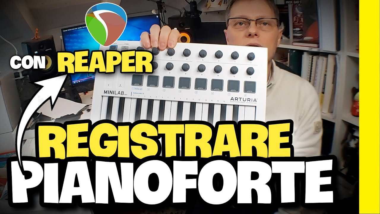 Come COLLEGARE la TASTIERA e REGISTRARE in midi.