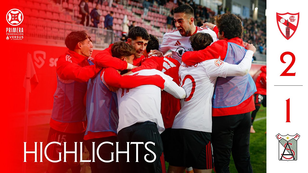 Sevilla Atl&eacute;tico - Atl&eacute;tico Sanluque&ntilde;o (2-1) Primera RFEF | Resumen