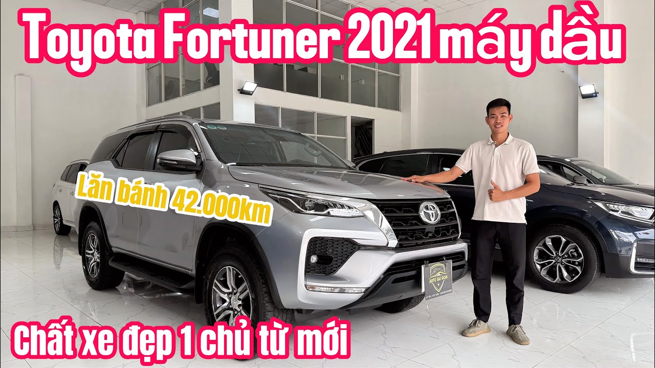 Toyota Fortuner 2021 bản máy dầu số tự động lăn bánh 42.000km|chất xe đẹp 1 chủ mua từ mới #fortuner