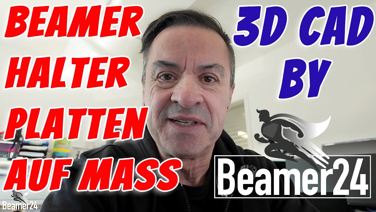 Beamerplatte mit 3D CAD individuell konstruiert & hergestellt - by Beamer24