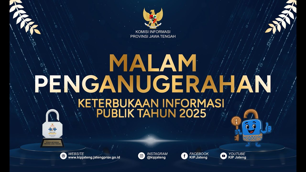 Anugrah Keterbukaan Informasi Publik Komisi Informasi Provinsi Jawa Tengah 2025