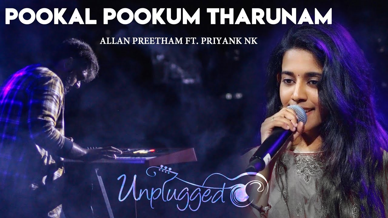 Pookal Pookum | Madrasapattinam| Cover - Allan Preetham | Priyanka NK