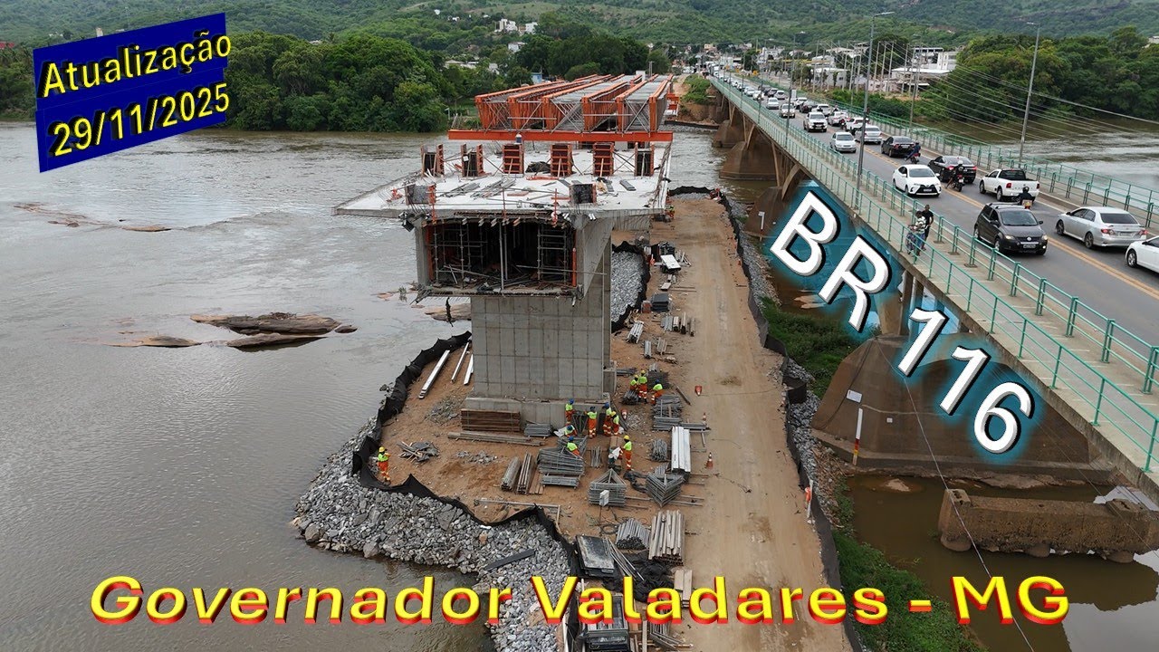 A DUPLICAÇÃO da PONTE SOBRE o RIO DOCE em RITMO ACELERADO!