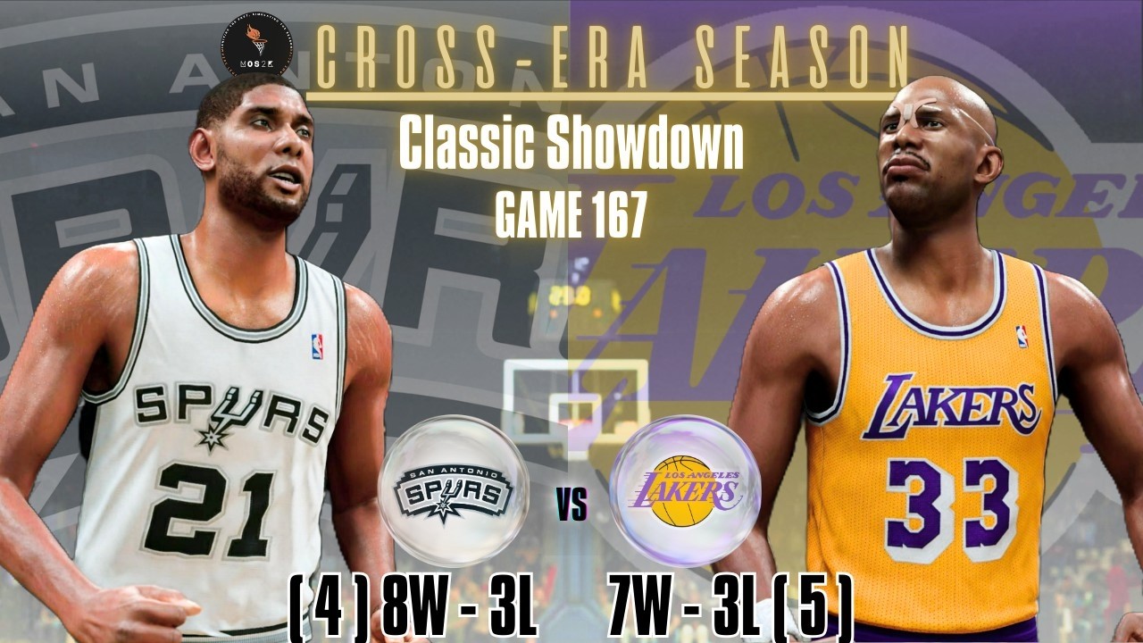 NBA 2K26 | '05 Spurs vs '87 Lakers | Gameplay | Cross-Era G167