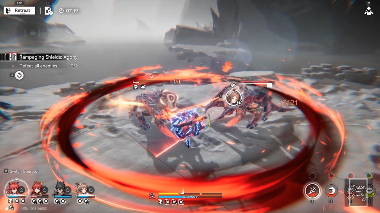 Rampaging Shields Agony