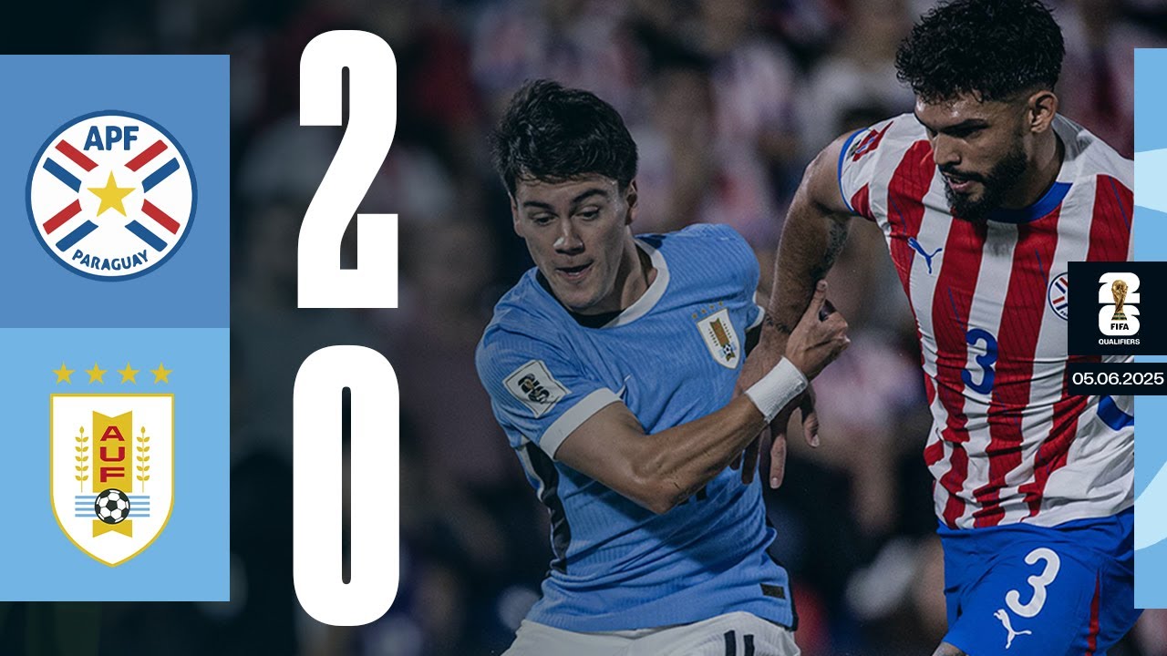 Paraguay 2-0 Uruguay | Eliminatorias Sudamericanas Copa Mundial de la FIFA 2026 | #AUFTV