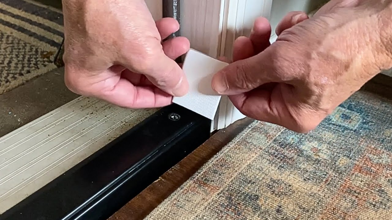 How To Install Corner Door Frame Seals For Gaps To Keep Out Air & Bugs