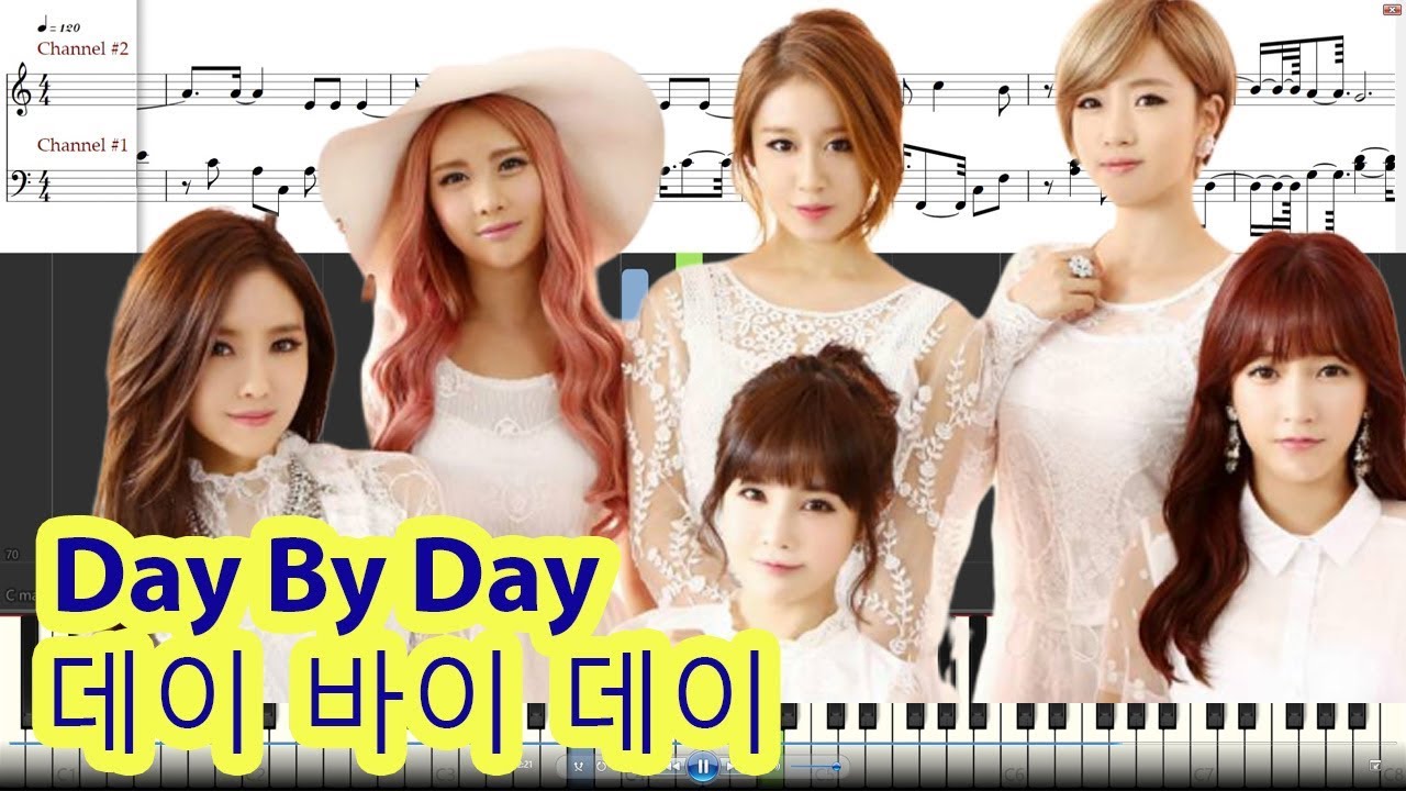 [Piano Tutorial] Day By Day | 데이 바이 데이 - T-ara | 티아라