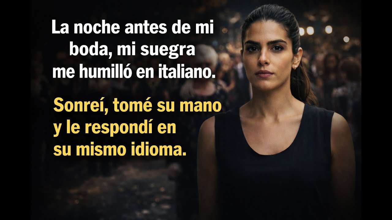 Mi suegra me subestimó en la cena pre-boda… hasta que le hablé en italiano