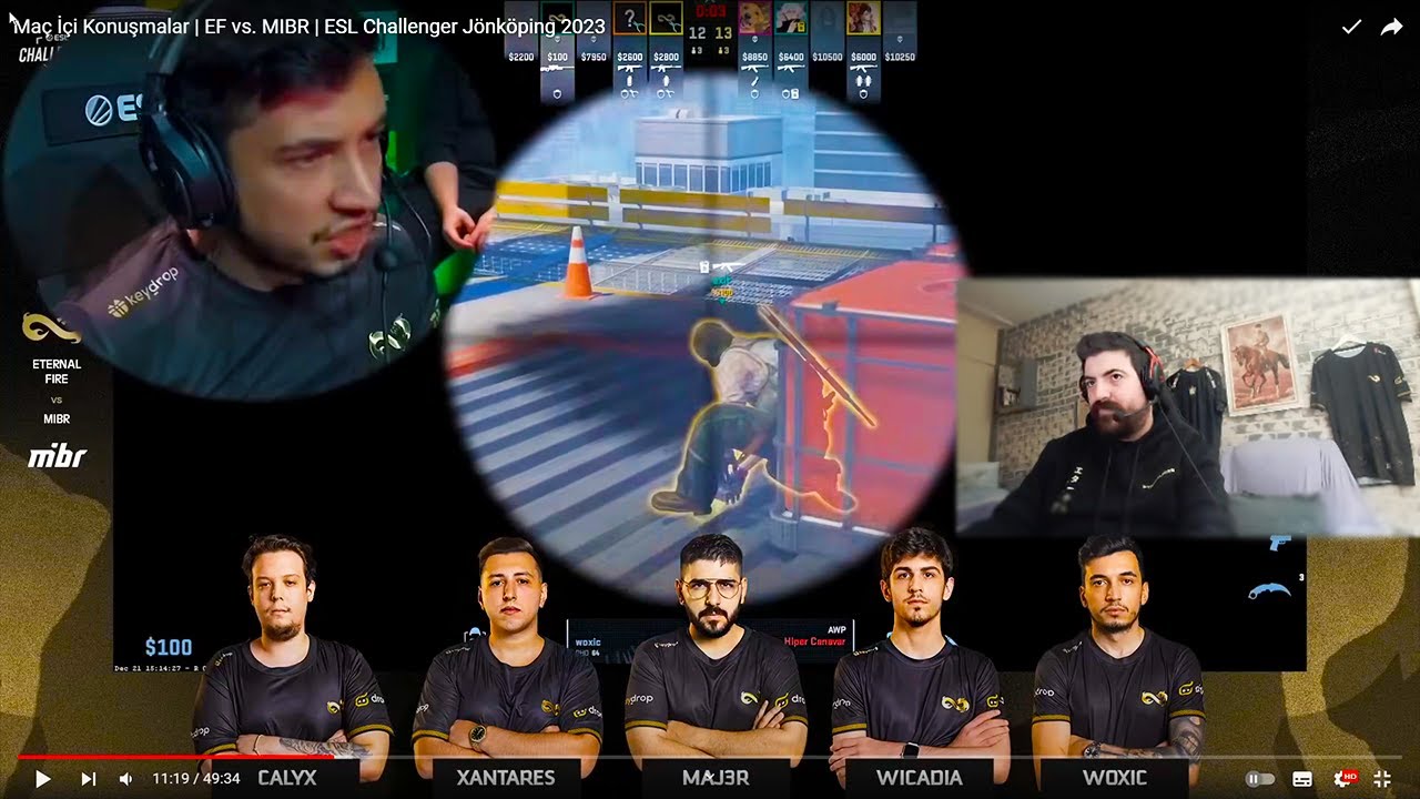 KO&Ccedil; FABRE, ETERNAL FIRE VS. MIBR MA&Ccedil; İ&Ccedil;İ KONUŞMALAR İZLEYEREK YORUMLUYOR!!