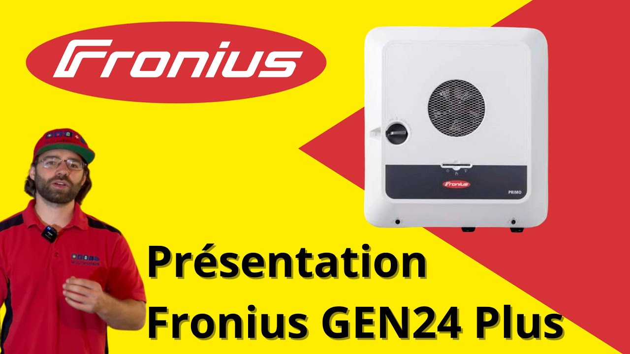 Présentation de l'onduleur Fronius SYMO GEN24 et le système d'alimentations d'urgence !