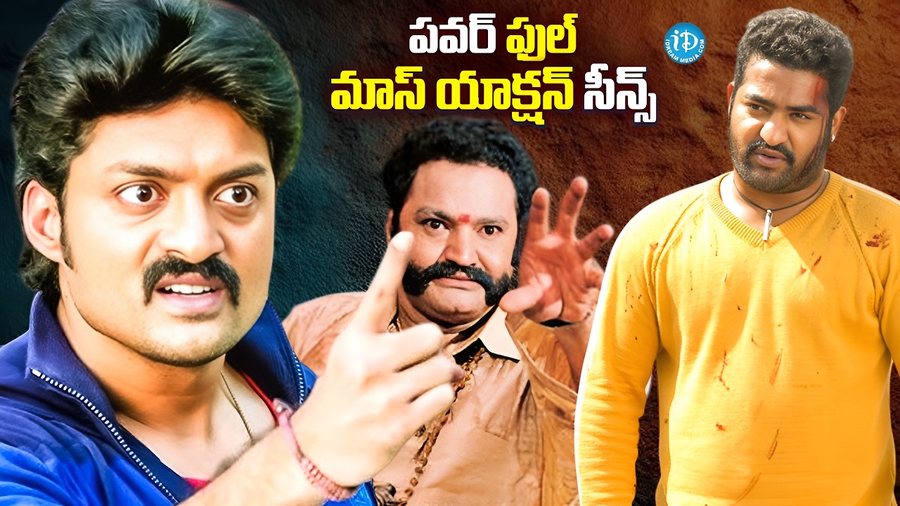 Jr NTR, Kalyan Ram & Hari Krishna Mass Action Powerful Scenes | @idreamkarimnagar
