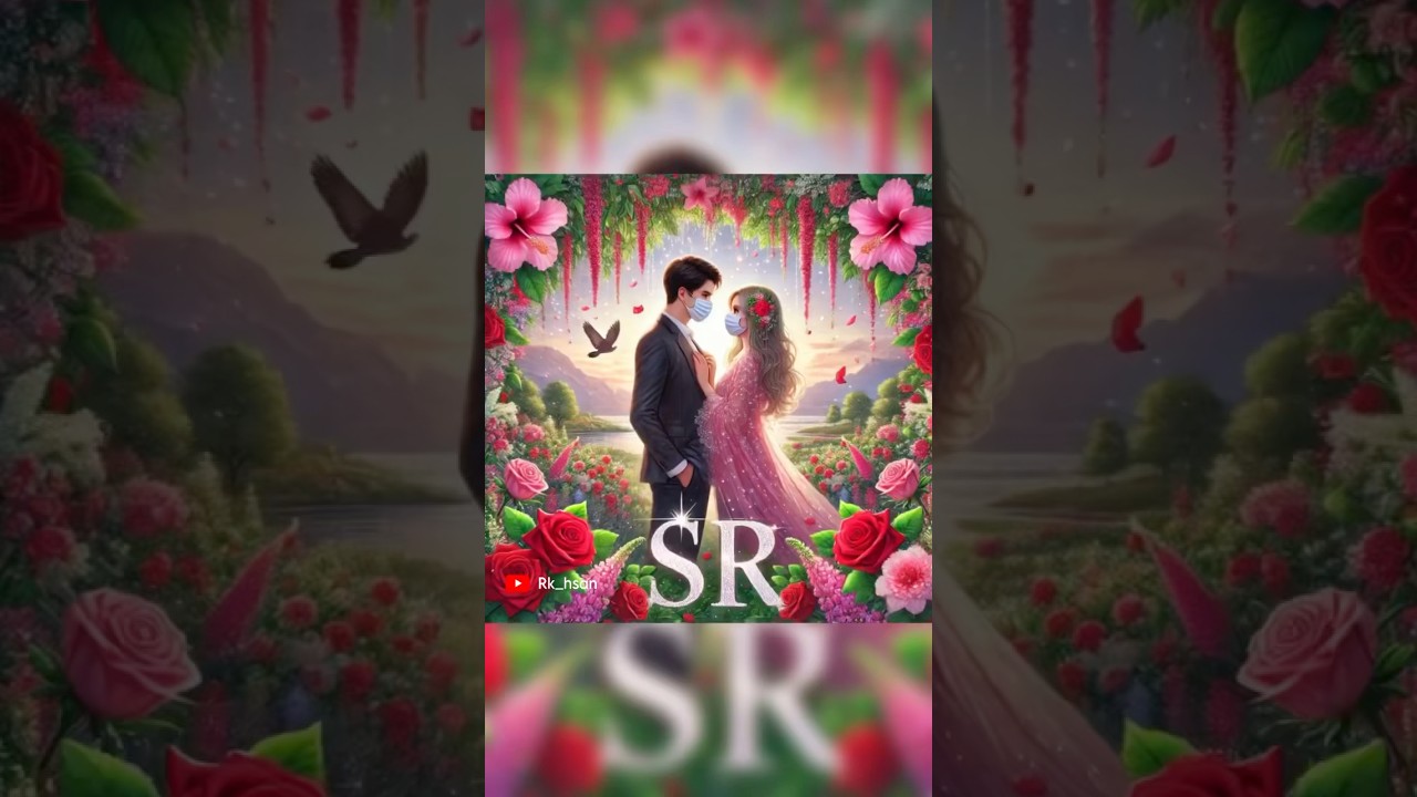 S R romantic couple&rsquo;s name letter  WhatsApp status, s+r name love letter status, #rk_hsan @rk_hsan