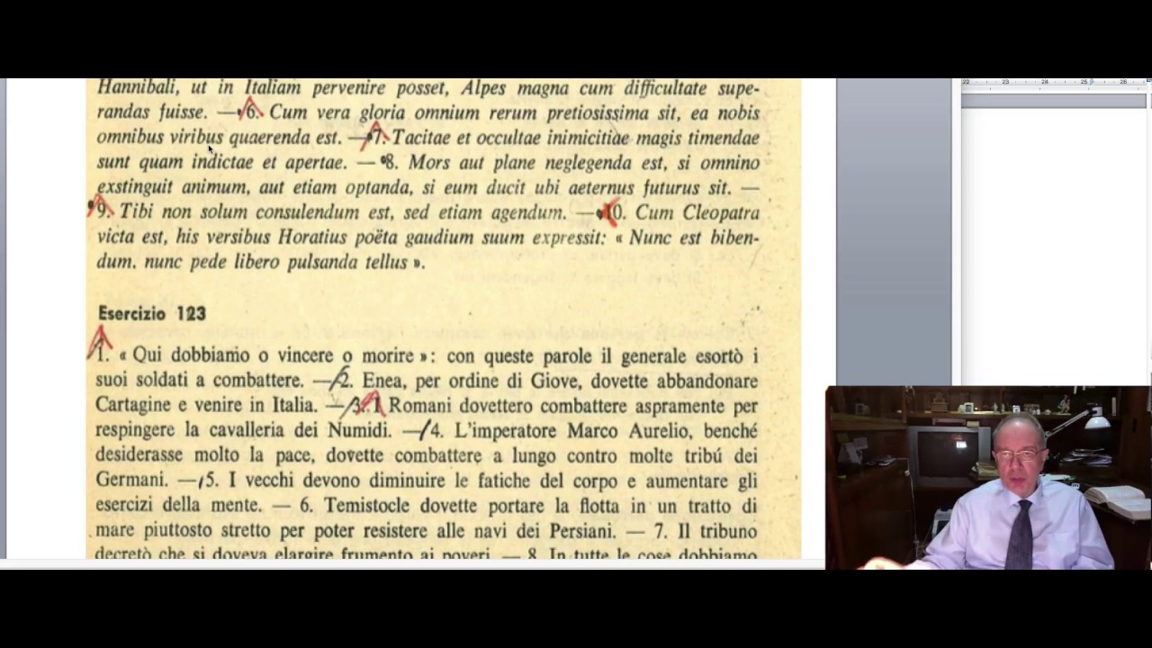 Latino da capo o da zero:  Lectio XXXVII