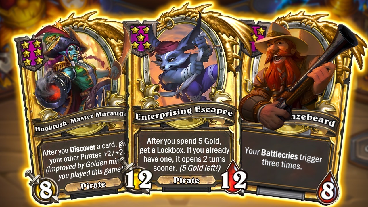 The STRONGEST Pirate Strategy Right Now? | Hearthstone Battlegrounds