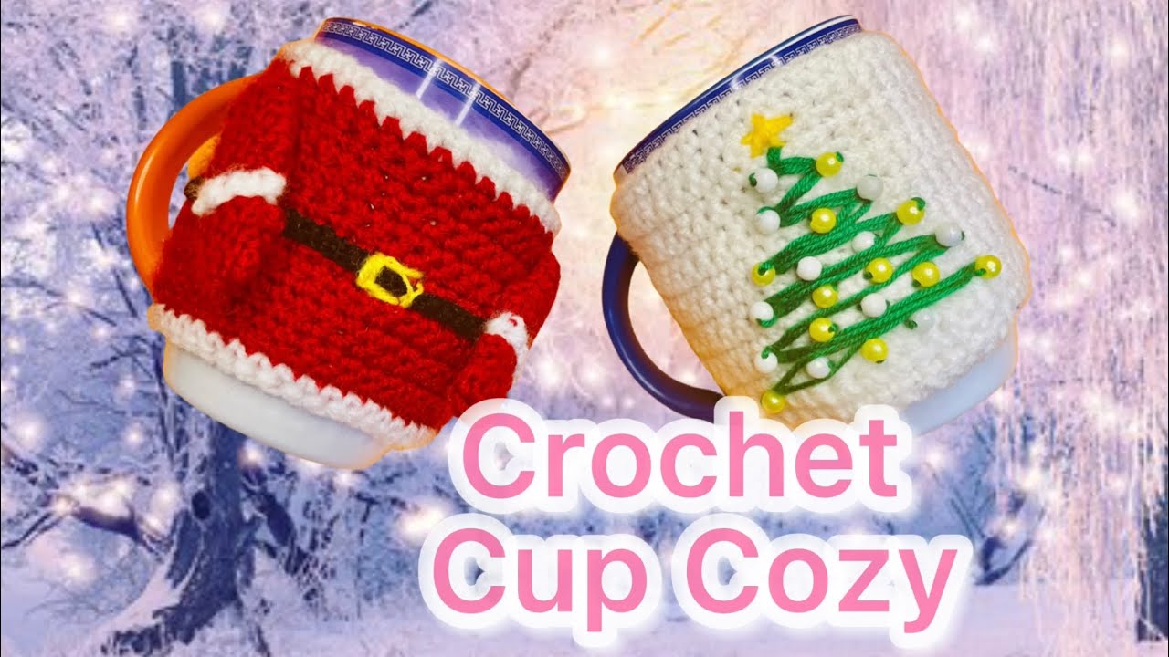 Хэрхэн шинэ жилийн аяганы гоёл нэхэх вэ? |How to crochet Christmas cup cosy