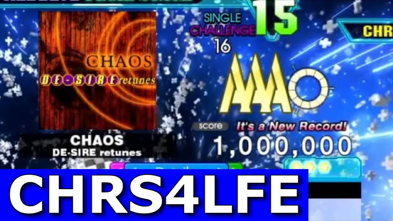 CHAOS (CSP-16) MFC 1,000,000 World Record [DDR A20+]
