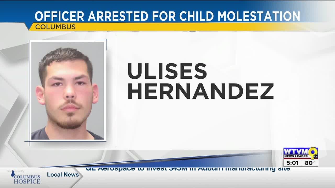 Columbus Police officer arrested on child molestation charges