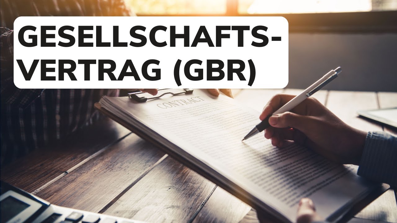 Gesellschaftsvertrag erkl&auml;rt: Was steht drinnen & welche Punkte sind Pflicht (z. B. bei einer GbR)?