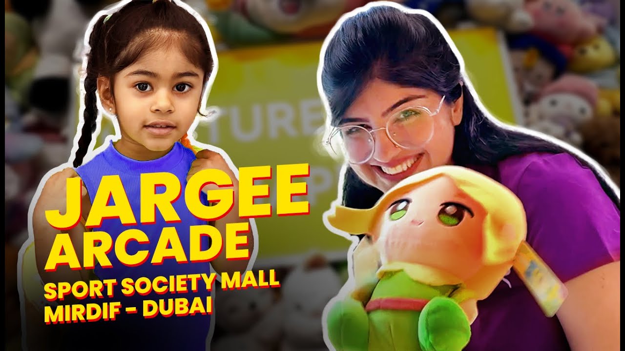 Dubai’s ONLY Claw Machine Arcade?! | Full Vlog at JARGEE in Sport Society Mall
