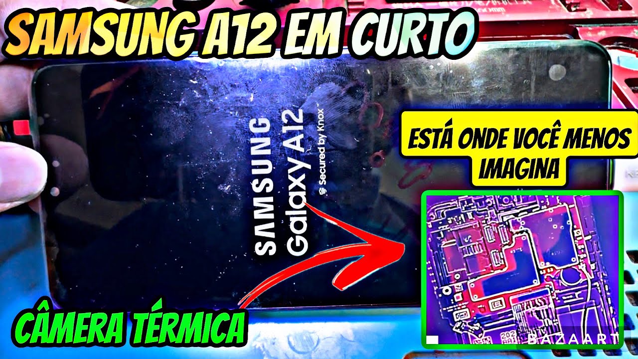 Samsung A12 Não liga curto total na placa | Reparo de placa passo a passo | Resolvido