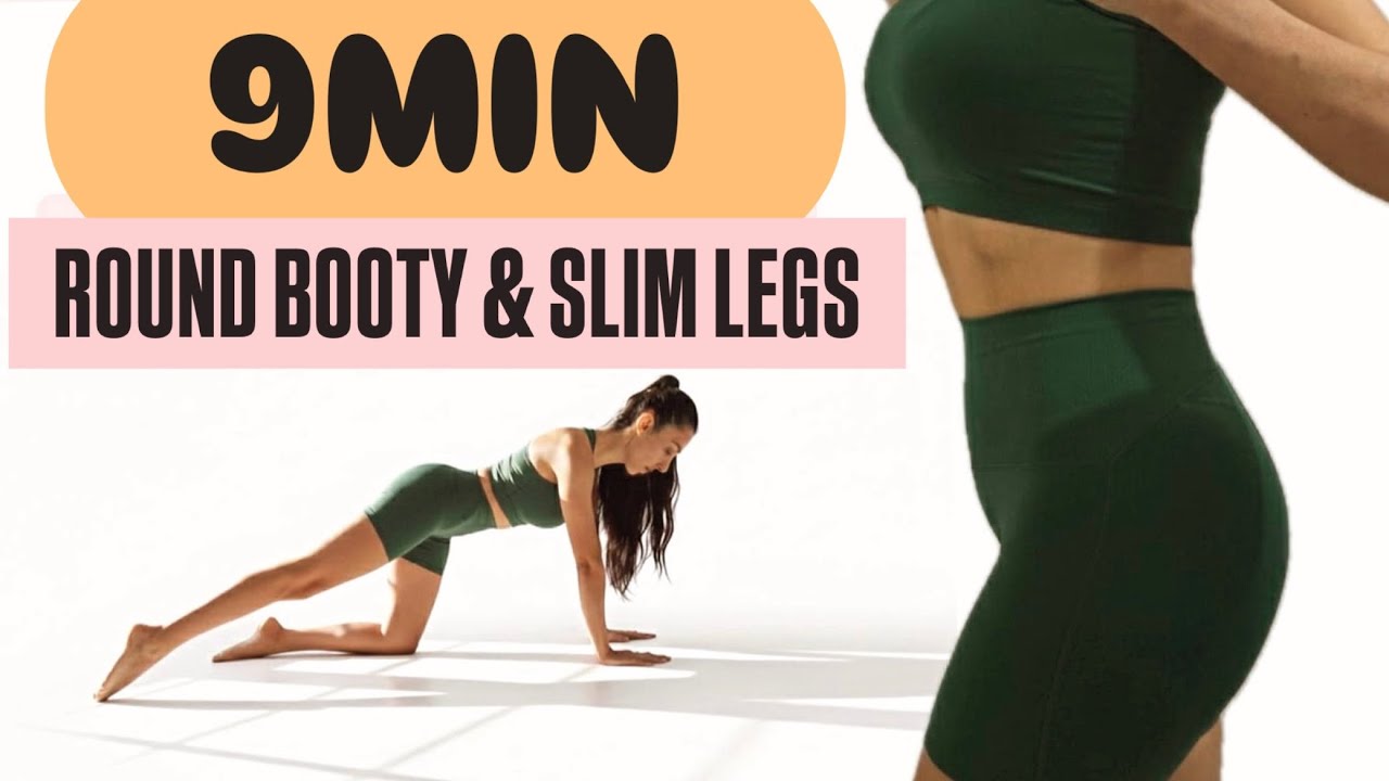 9 MIN INTENSE LEAN LEGS & GLUTES | Asian Style Pilates (Mat Based)
