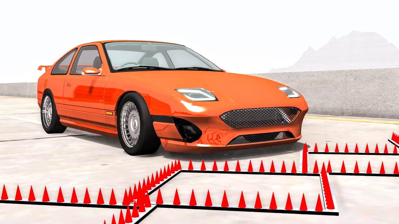 Massive Spike Strip Pileup Crashes #53 – BeamNG Drive | CrashBoomPunk
