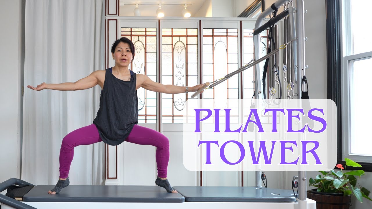 [40 min] Pilates Tower Workout with Roll Down Bar/Beginner friendly/Full body exercise