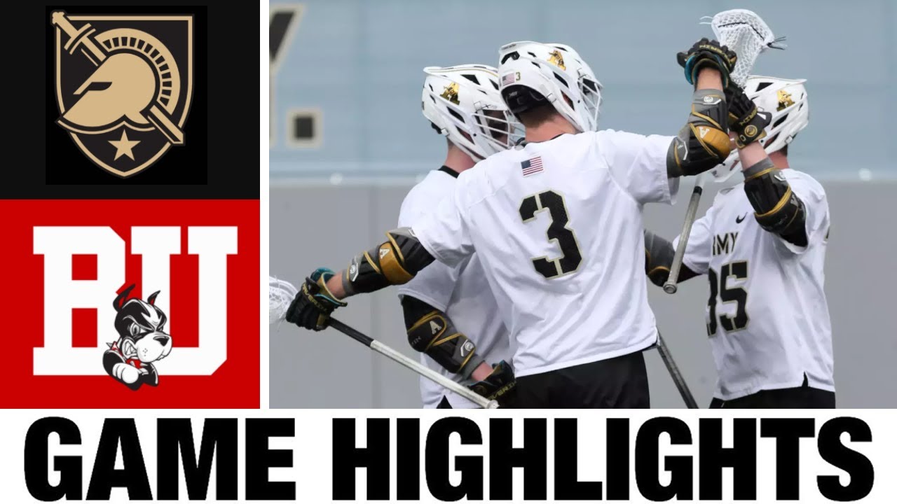 #3 Army vs Boston University Highlights | Collegege Lacrosse | NCAA Lacrosse 2025