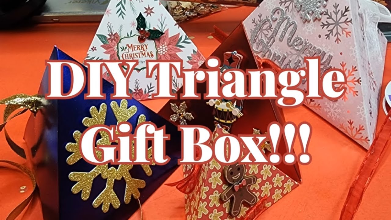 DIY Triangle Gift Box! Any Size, Quick & Easy!