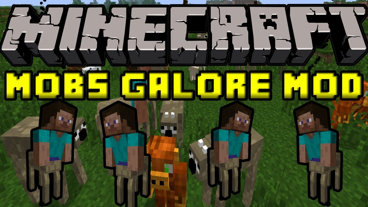 Minecraft Mods - MOBS GALORE MOD! MAN-HORSES! [1.4.6]