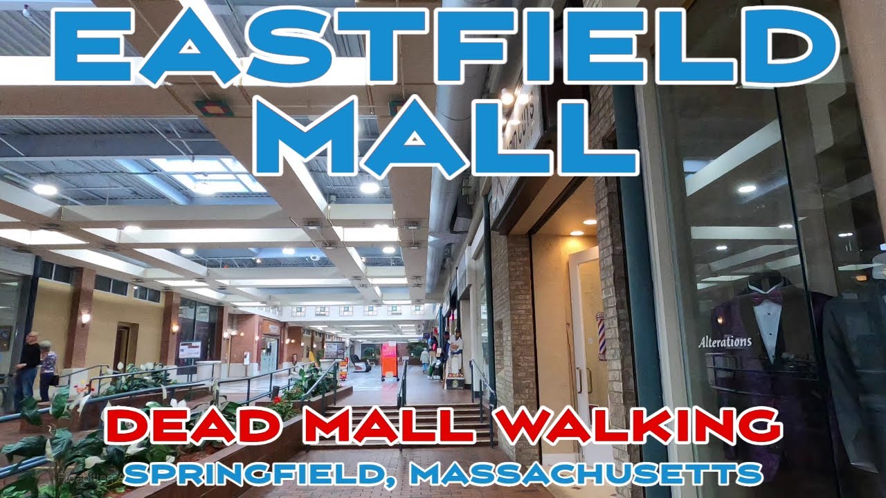 Dead Mall Walking: Eastfield Mall. It's Not Looking Good. Springfield, MA, Fall 2022.